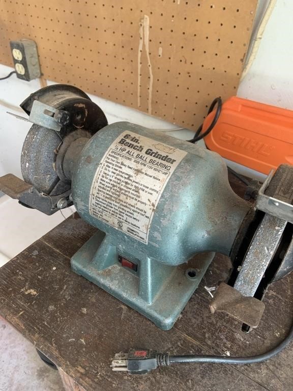 6" Bench grinder