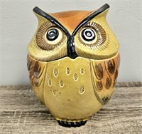 Metlox Poppy Trail Owl Cookie Jar 7 1/2" Tall
