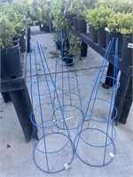 3 Lots of 1 ea Blue Tomato Cages