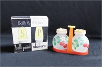 2 SETS OF SALT & PEPPER SHAKERS: "BALL POINT" IN