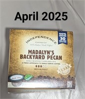 Madalyns Backyard Pecan Medium Roast 30 Pods