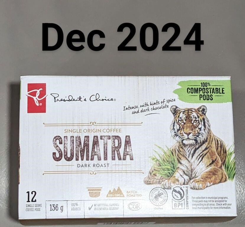 PC Sumatra Dark Roast 12 Pods 12/2024