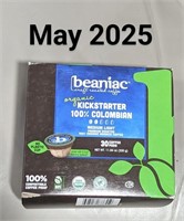 Beaniac Organic Columbian Medium Light 30 Pods