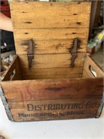 Potosi Distributing Co Wooden Box with Lid