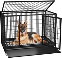 48/38 inch Heavy Duty Crate Cage Kennel