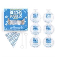 Better Bubbles Refill Kit 6pk + 2pc Wands