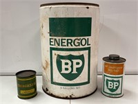 3 x Tins Inc. BP & ENERGREASE