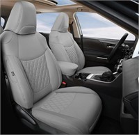 GIANT PANDA Pu Leather Car Seat Covers Full Set