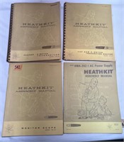 4 HEATHKIT Ham Radio Manuals