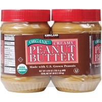 Kirkland Organic Creamy PB 28 oz  2 Pack Missing 1