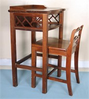 Vintage Telephone Table + Chair