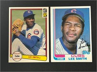 1982 Donruss & Topps Lee Smith Rookie Cards