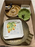 6 Assorted Ashtrays