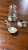 Sterling - Spoon, Shaker, and Shaker Bottom