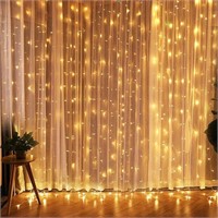 IMAGE 8 Modes Indoor Curtain Lights 9.8x9.8 Foot
