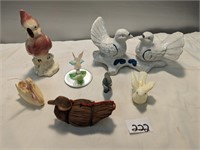 Lot of Various Bird Figurines