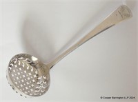 George lll Sterling Silver Circular Sifter Spoon