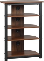 HOMCOM TV Stand  AV Media Stand  Corner Audio Towe