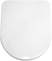 Marina Seat with WC Cushioned Toilet Seat White,