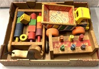 Vintage Fisher-Price/other wooden toys