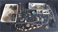 Lot of necklaces, earrings Etc