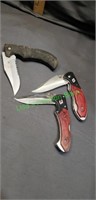 Pocket knives Dale Earnhardt  & Jr Grrber