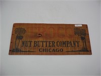 Wooden Advertising Box End - Troco Nut Butter Co.