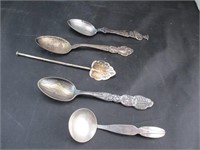 Sterling Spoons & Stirrer