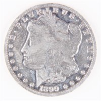 1899-O Morgan Silver Dollar Coin, Polished