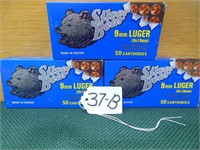 10 boxes Silver Bear 9mm Luger Ammo 50/box(Choice)