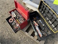 2 TOOL BOXES + TOOLS