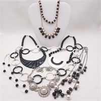 Statement Black & White Necklaces