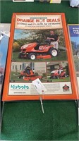 Two Sided Kubota Sign with yard stake (Tag 651)