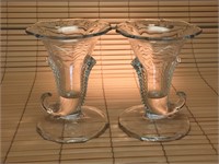 PAIR OF CORNACOPIA VASES