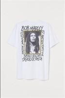 2 PCS New Bob Marley Vintage T-Shirt-WHITE- M