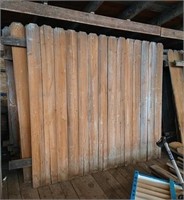15 Panels Wood Picket Fence