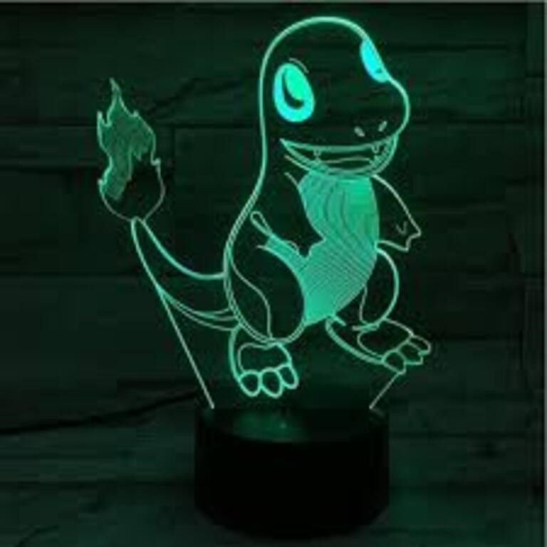 NEW 3D Children's Night Light Charmander