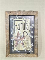 Wooden Family Decorative Picture