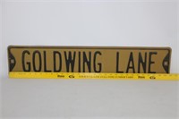 Goldwing Lane Sign