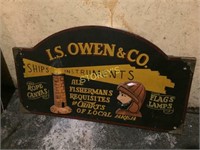 IS Owen & Co Sign - 27 x 14