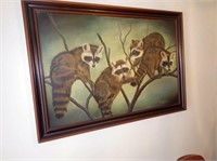 Raccoon Family