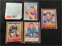 4 COLTS HOF AND ALLSTAR CARDS