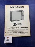 Zenith service manual 1968 TV receivers