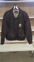 North American Hunting Club Leather Coat XL