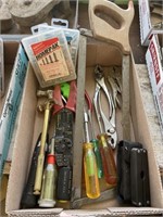 HAND TOOLS - SCREW DRIVERS, HAMMER, MORE