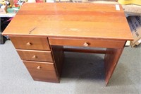 Small Child Size Pine Desk, 35" X 17" X 30"