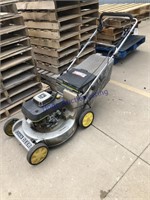 JD push mower with bagger-untested