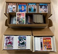 (4) BOXES ASST SPORTS CARDS