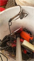 Bucket of Fishing Supplies