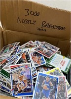 3000 sports cards - mostly basketball 2024